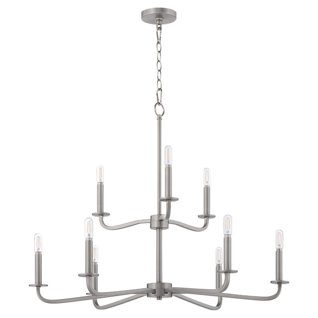 Rutherford Outdoor (Damp) Chandelier by Quorum