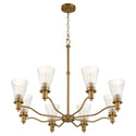 Lawton Outdoor (Damp) Chandelier by Quorum