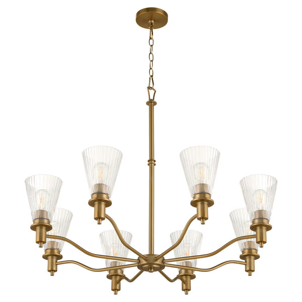 Lawton Outdoor (Damp) Chandelier by Quorum