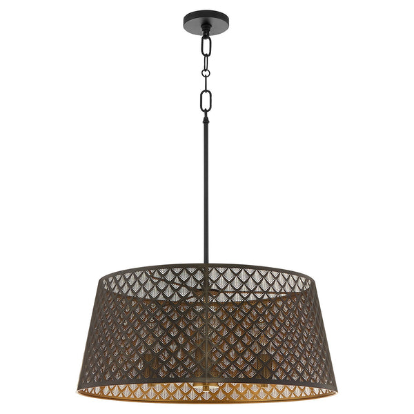 Benedict Outdoor (Damp) Pendant by Quorum