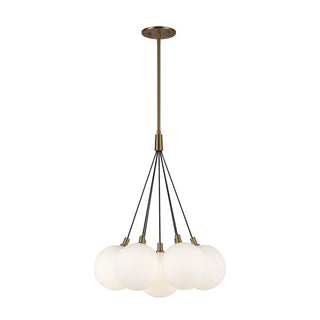 Buy brushed-gold-opal-glass Bolla Chandelier by Kuzco Lighting