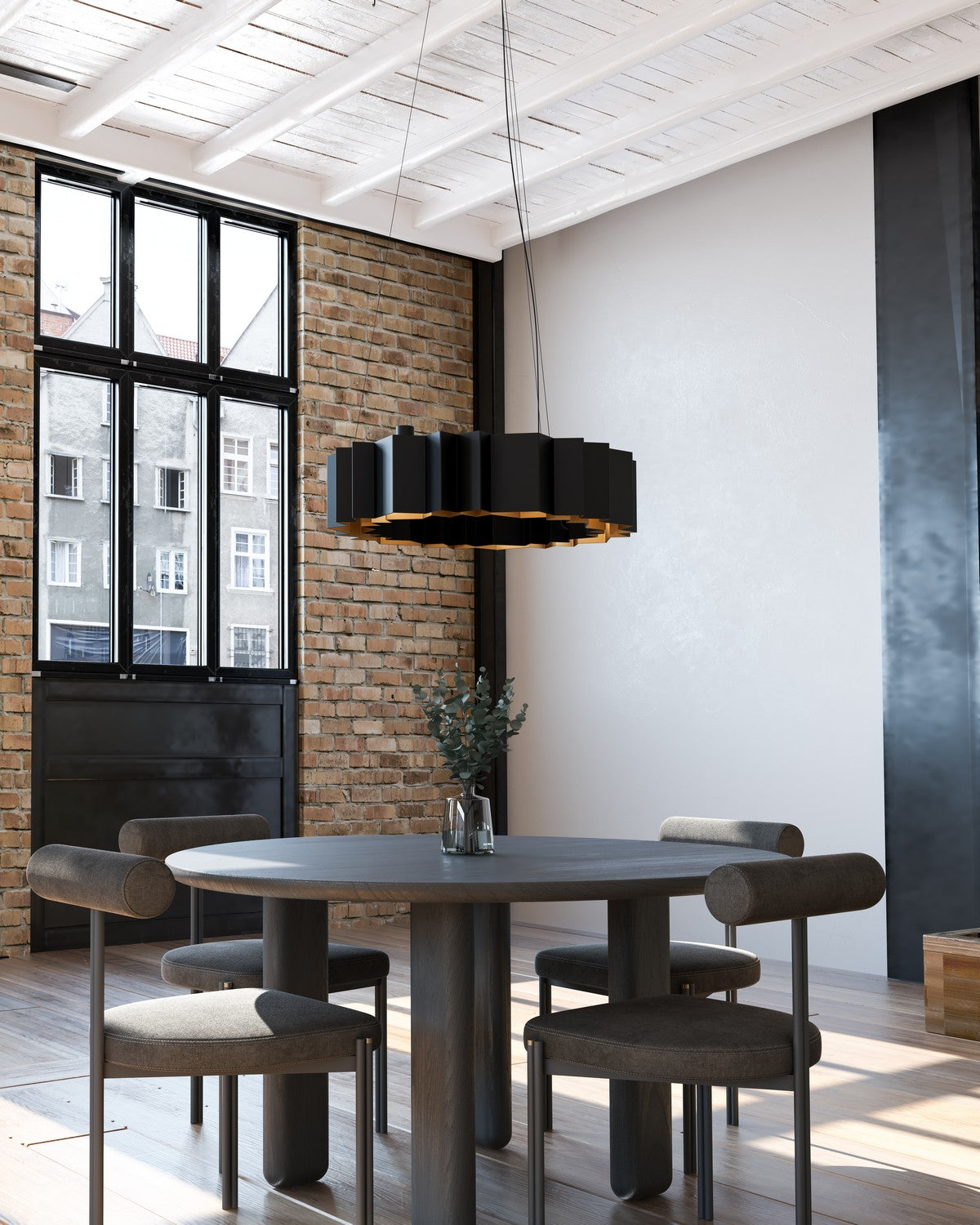 Kuzco Lighting-CH58040-BK/GD|ALT|1