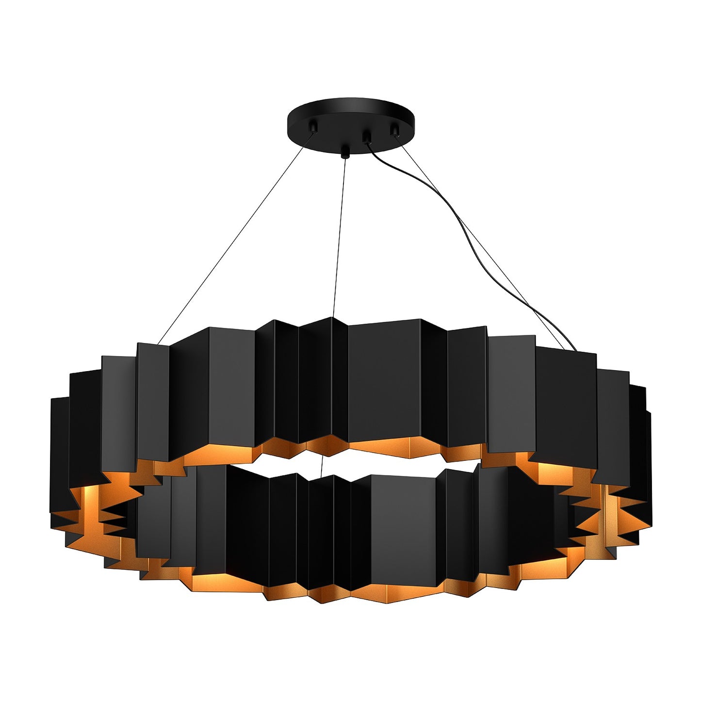 Kuzco Lighting-CH58040-BK/GD|MAIN