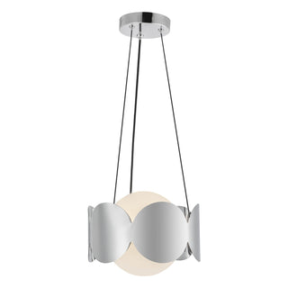Buy chrome-opal-glass Ciel Chandelier by Kuzco Lighting