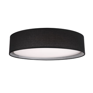 Buy black-with-white-acrylic-diffuser-glass-and-white-shade Dalton Flush Mount Ceiling Light by Kuzco Lighting