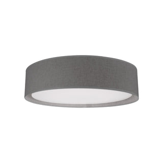 Buy gray-with-white-acrylic-diffuser-glass Dalton Flush Mount Ceiling Light by Kuzco Lighting