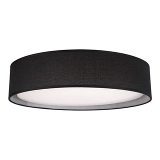 Buy black-with-white-acrylic-diffuser-glass-and-black-shade Dalton Flush Mount Ceiling Light by Kuzco Lighting