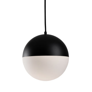 Buy black-with-opal-glass-glass-and-white-shade Monae Pendant by Kuzco Lighting
