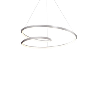 Buy brushed-nickel-with-white-acrylic-diffuser-glass-and-white-shade Ampersand Pendant by Kuzco Lighting