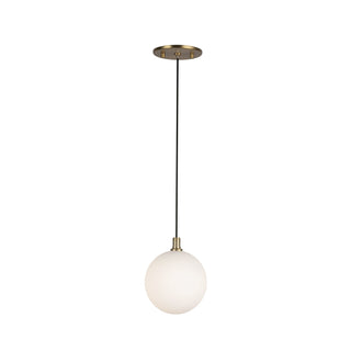 Buy brushed-gold-opal-glass Bolla Pendant by Kuzco Lighting