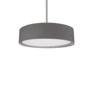 Buy gray-with-white-acrylic-diffuser-glass-and-silver-gray-shade Dalton Pendant by Kuzco Lighting