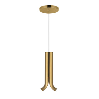 Buy metallic-brass Husk Pendant by Kuzco Lighting