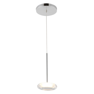 Buy chrome-clear-glass Stephord Pendant by Kuzco Lighting