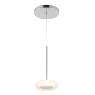 Buy chrome-frosted-glass Stephord Pendant by Kuzco Lighting