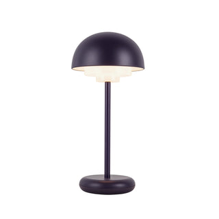 Buy navy-blue-with-frosted-acrylic-lens-glass-and-frosted-shade Hinata Table Lamp by Kuzco Lighting