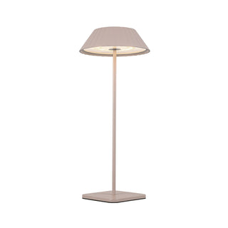 Buy moonstone-gray-with-frosted-acrylic-lens-glass Pela Table Lamp by Kuzco Lighting