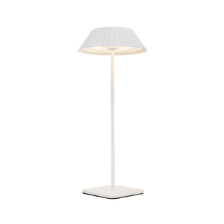 Buy white-with-frosted-acrylic-lens-glass Pela Table Lamp by Kuzco Lighting