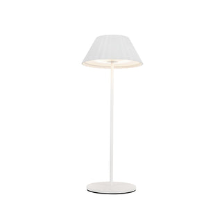 Buy white-with-frosted-acrylic-lens-glass-and-white-shade Zola Table Lamp by Kuzco Lighting