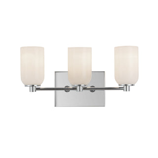 Buy chrome-glossy-opal-glass Nola Vanity by Kuzco Lighting