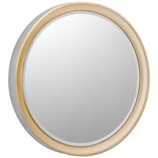 Buy polished-nickel-and-gild Tricia Outdoor (Damp) Mirror by Visual Comfort Signature