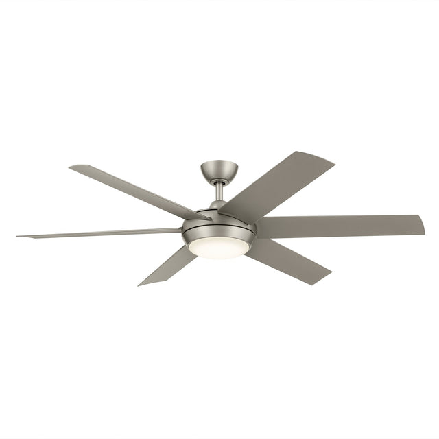 Mint Outdoor (Damp) Ceiling Fan with Light by Kichler