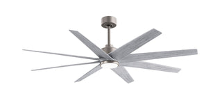Buy brushed-nickel-finish-with-barn-wood-tone-blades 8-Blades Ariella-LK Matthews Fan Company by Matthews Fan Company