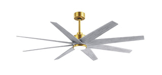 Buy brushed-brass-finish-with-barn-wood-tone-blades 8-Blades Ariella-LK Matthews Fan Company by Matthews Fan Company