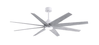 Buy matte-white-finish-with-barn-wood-tone-blades 8-Blades Ariella-LK Matthews Fan Company by Matthews Fan Company