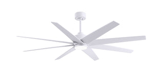 Buy matte-white-finish-with-matte-white-blades Ariella-LK Ceiling Fan by Matthews Fan Company