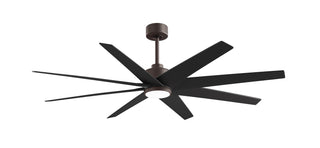 Buy textured-bronze-finish-with-matte-black-blades 8-Blades Ariella-LK Matthews Fan Company by Matthews Fan Company