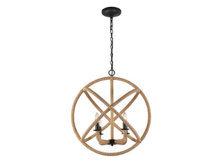 Buy natural-black Marina Chandelier by Golden