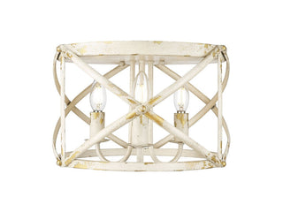Buy antique-ivory Alcott Flush Mount Light by Golden