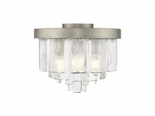 Buy peruvian-silver Ciara Flush Mount Light by Golden