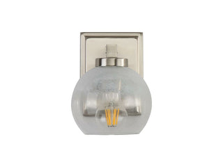 Buy pewter-with-clear-alabaster-glass-glass Elliott Vanity by Golden