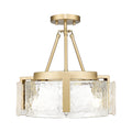 Aenon Semi-Flush Mount Ceiling Light by Golden