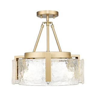 Aenon Semi-Flush Mount Ceiling Light by Golden