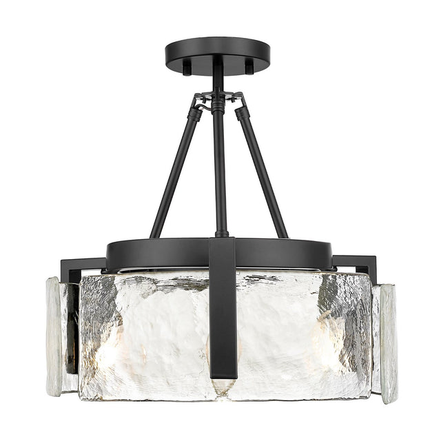 Aenon Semi-Flush Mount Ceiling Light by Golden