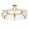 Aenon Semi-Flush Mount Ceiling Light by Golden