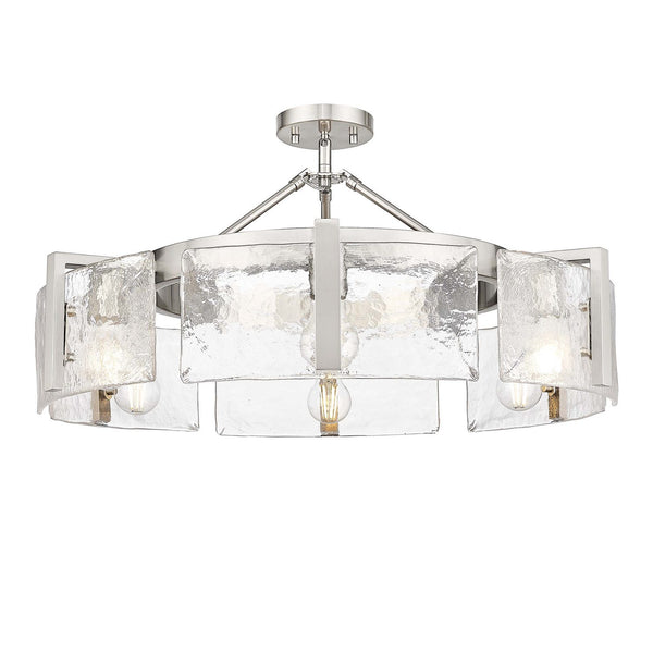 Aenon Semi-Flush Mount Ceiling Light by Golden