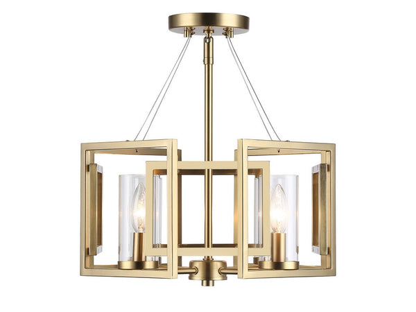 Marco Semi Flush Mount Light by Golden