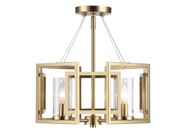 Marco Semi Flush Mount Light by Golden