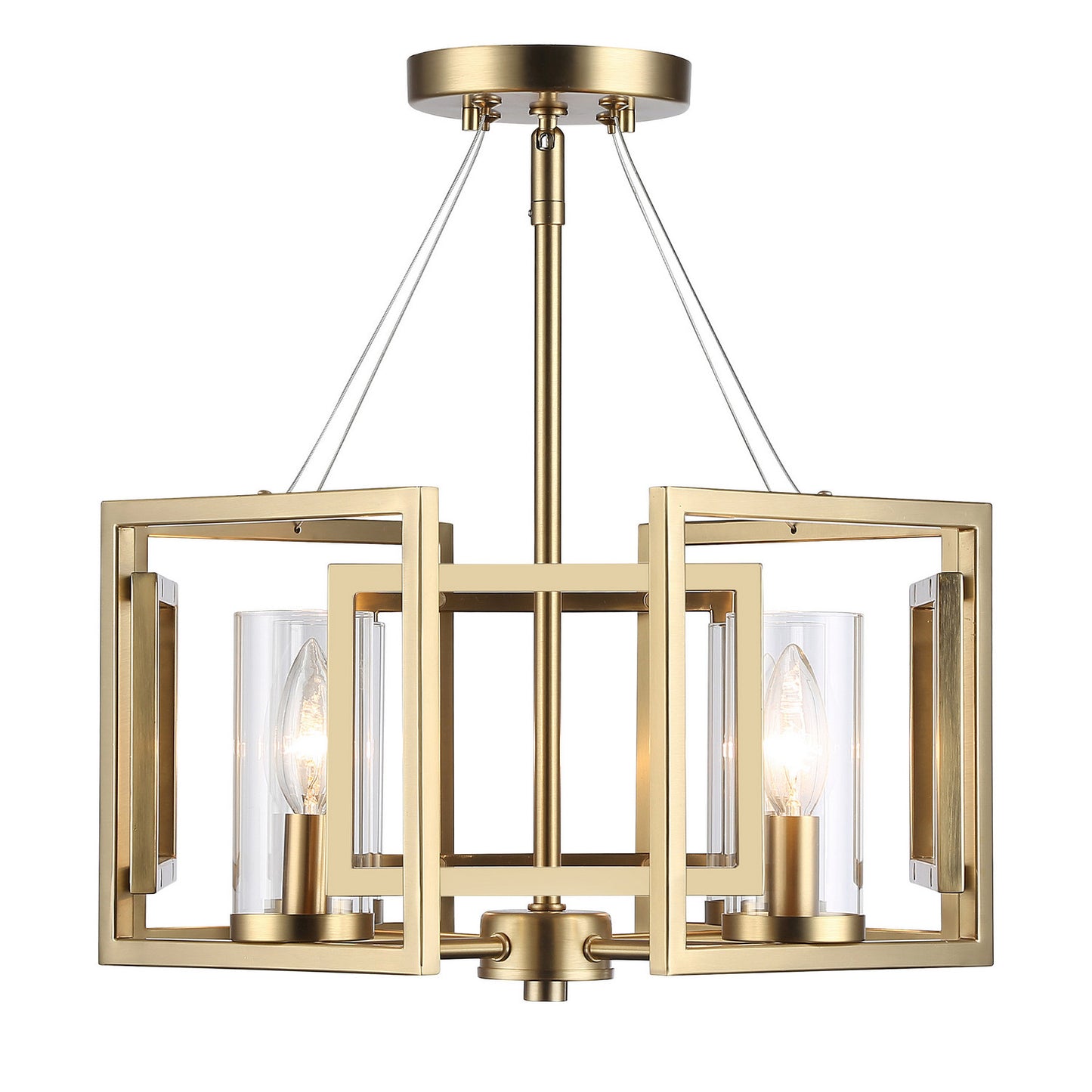 Marco Semi-Flush Mount Ceiling Light by Golden