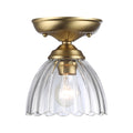 Audra Semi-Flush Mount Ceiling Light by Golden
