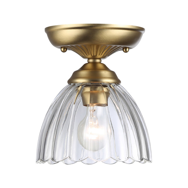 Audra Semi-Flush Mount Ceiling Light by Golden