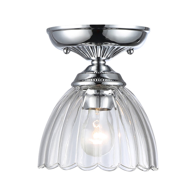 Audra Semi-Flush Mount Ceiling Light by Golden