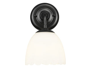 Buy matte-black Dorinda Sconce by Golden