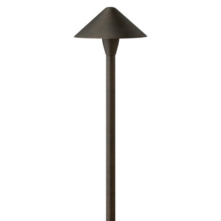 Buy brass-satin-black-with-clear-glass-and-clear-shade Hardy Island Path Light Outdoor (Wet) Path Light by Hinkley