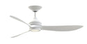 3-Blades Aviara Outdoor (Damp) Ceiling Fan with Light by Fanimation