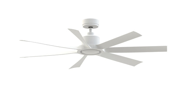 Lenzi Outdoor (Damp) Ceiling Fan with Light by Fanimation