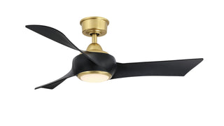 Buy brushed-satin-brass Wrap Custom Outdoor (Damp) Motor by Fanimation